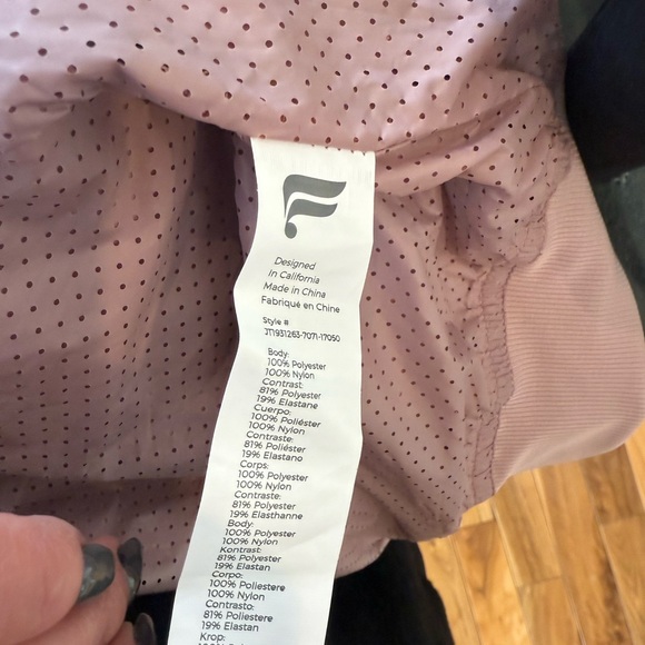 Fabletics Pink Bomber Jacket - Picture 5 of 10
